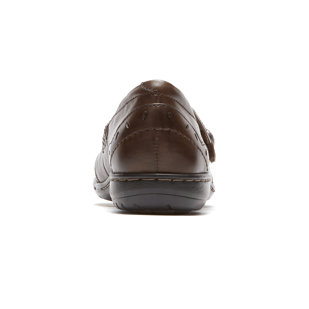 Rockport Flats For Womens Brown - Cobb Hill Petra Mary Jane - PD5746983